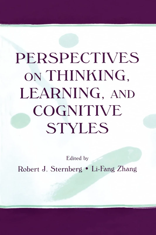 Perspectives on Thinking, Learning, and Cognitive Styles (Educational Psychology Series)