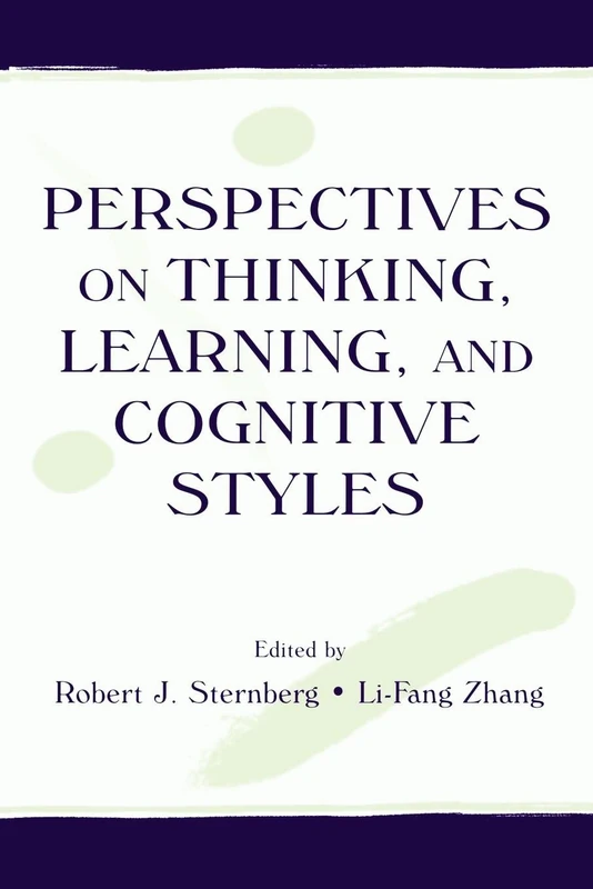Perspectives on Thinking, Learning, and Cognitive Styles (Educational Psychology Series)