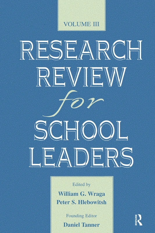 Research Review for School Leaders: Volume Iii: 03