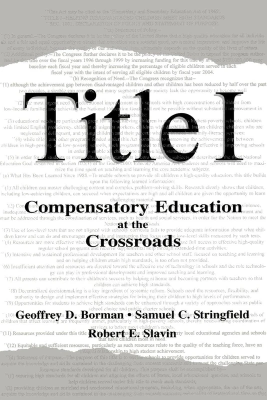 Title I: Compensatory Education at the Crossroads (Sociocultural, Political, and Historical Studies in Education) - Image 1