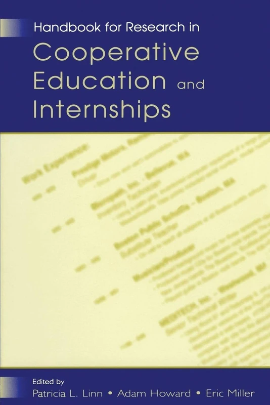 Handbook for Research in Cooperative Education and Internships