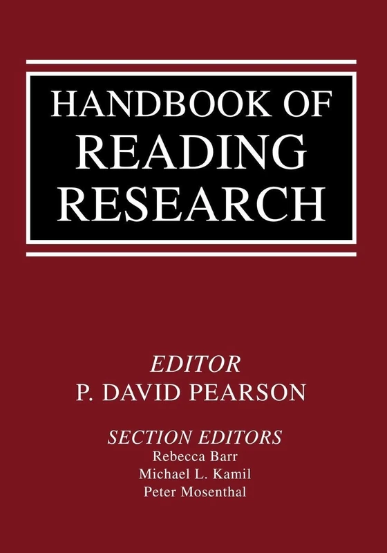 Handbook of Reading Research: 01