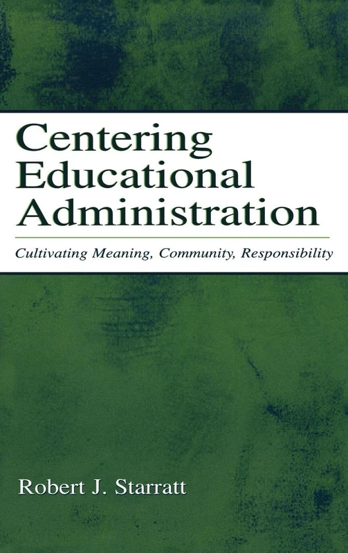 Routledge Centering Educational Administration Book