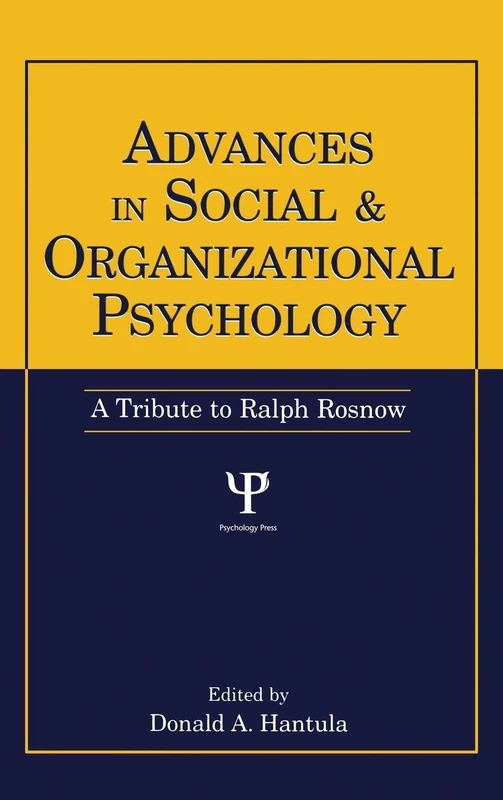 Advances in Social and Organizational Psychology - Routledge