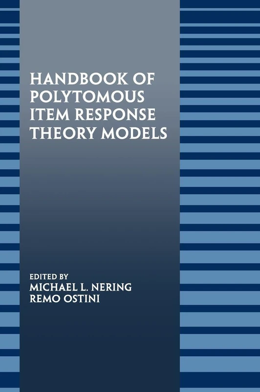 Handbook of Polytomous Item Response Theory Models