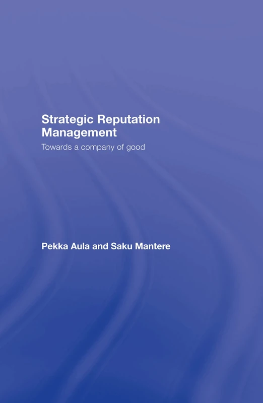 Routledge Strategic Reputation Management - Hardcover Book