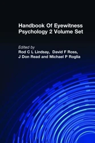 Handbook Of Eyewitness Psychology 2 Volume Set: Memory for Events