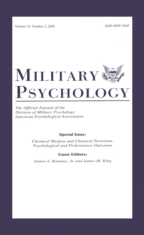 Military Psychology: Operational Psychology: Training and Development lssues
