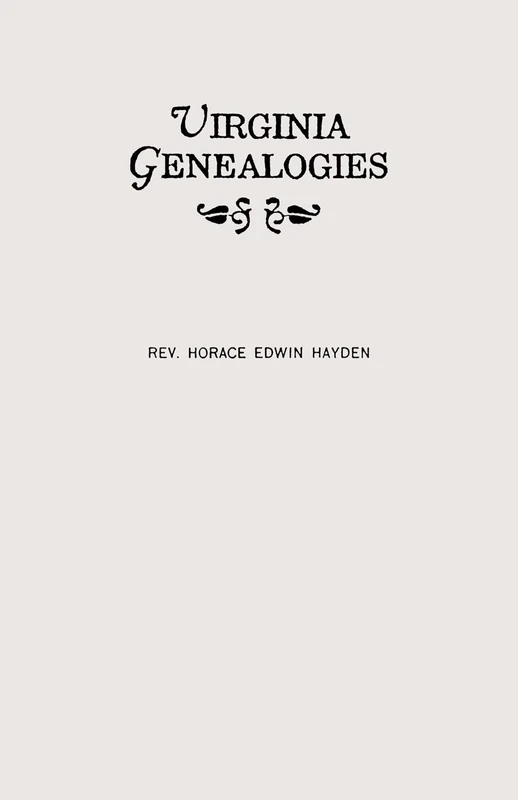Virginia Genealogies