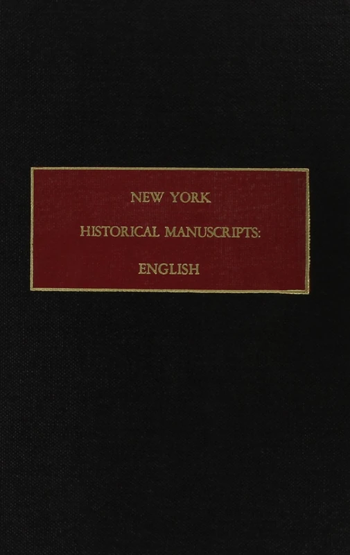 New York Historical Manuscripts