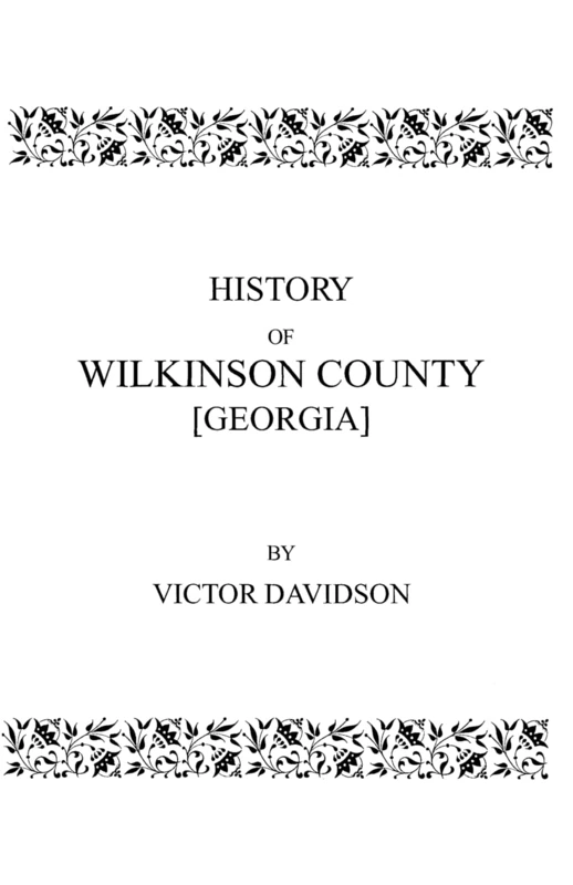 History of Wilkinson County [Georgia] - Image 1