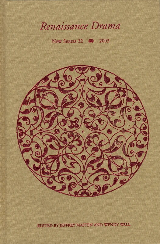 Renaissance Drama (Drama & Performance Studies)