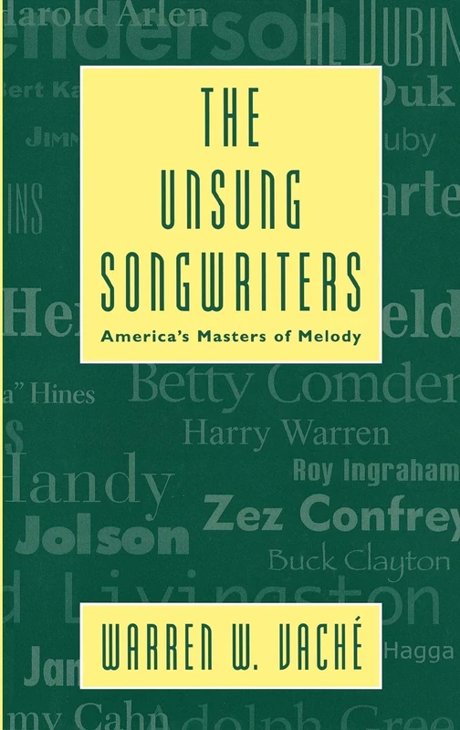 The Unsung Songwriters (Studies in Jazz) - Scarecrow Press