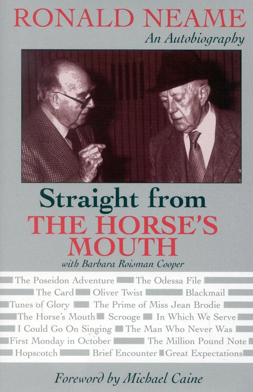 Straight from the Horse's Mouth: Ronald Neame, an Autobiography (Scarecrow Filmmakers): 98 (The Scarecrow Filmmakers Series) - Image 1