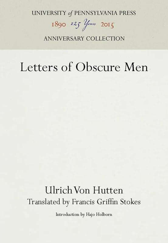 Letters of Obscure Men (Anniversary Collection) - Image 1