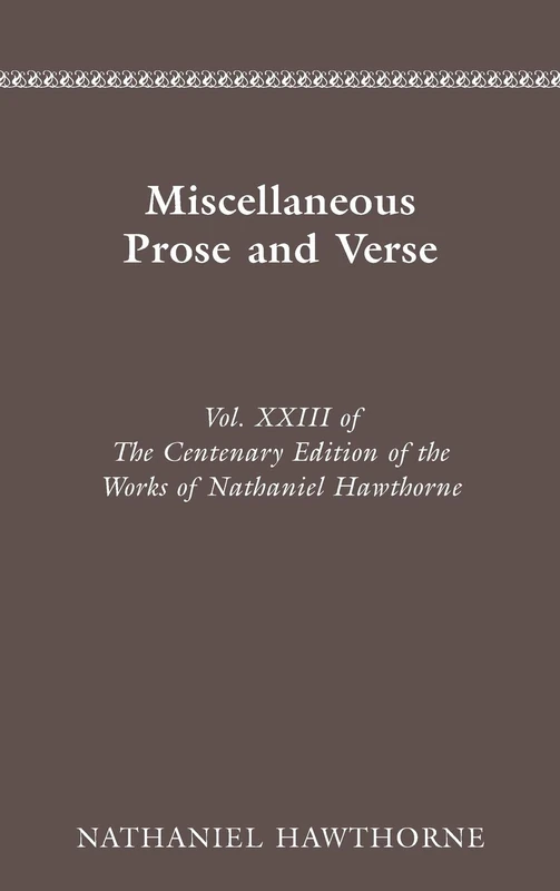 Miscellaneous Prose and Verse (v. 23) - Ohio State Univ Press - Image 1