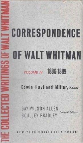 The Correspondence of Walt Whitman (Vol. 5): 1890-1892