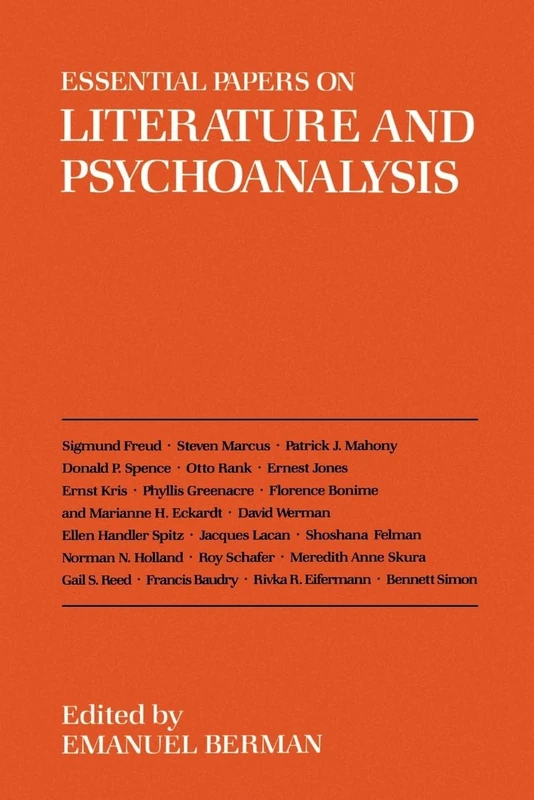 Essential Papers on Literature and Psychoanalysis: 12 (Essential Papers on Psychoanalysis) - Image 1