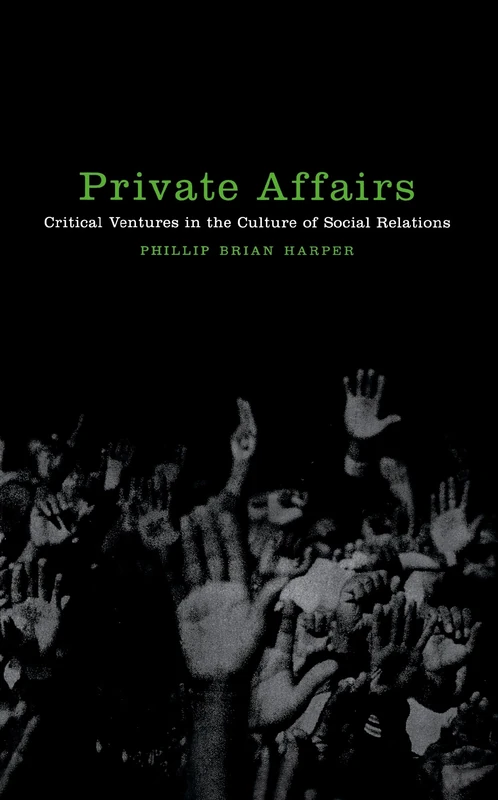 Private Affairs: Critical Ventures in the Culture of Social Relations: 22 (Sexual Cultures)
