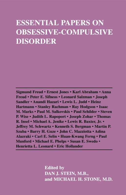 Essential Papers on Obsessive-Compulsive Disorder: 19 (Essential Papers on Psychoanalysis)