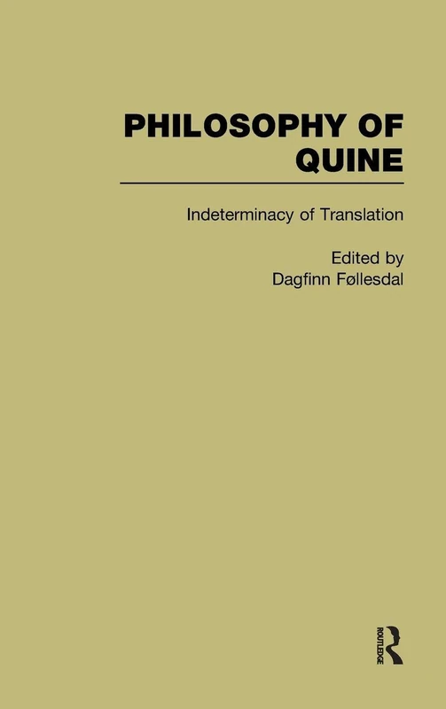 Routledge Indeterminacy of Translation: Philosophy of Quine 03 - Image 1