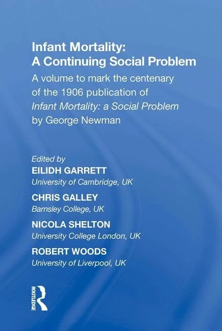 Infant Mortality: A Continuing Social Problem: A volume to mark the centenary of the 1906 publication of Infant Mortality: a Social Problem by George Newman