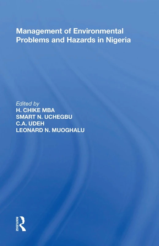 Routledge - Management of Environmental Problems in Nigeria