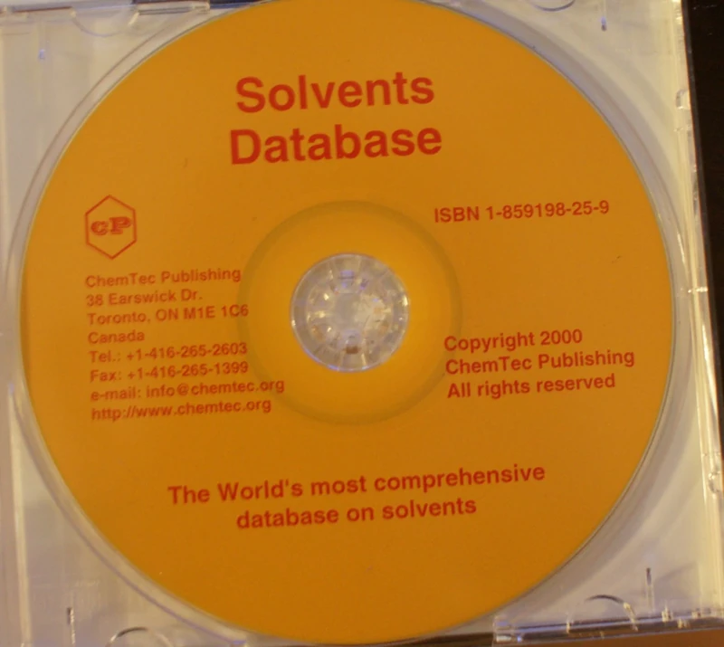 Solvent Database (Chemicals & Chemical Engineering)