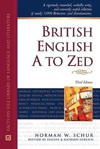 British English A to Zed (Writers Reference) - Image 1
