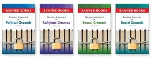 Banned Books Set, 4-Volumes: Literature Suppressed on Political, Religious, Sexual and Social Grounds