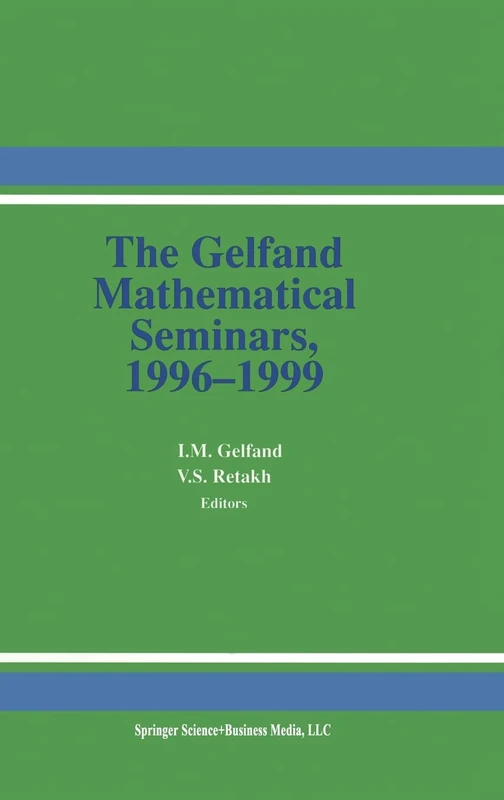 The Gelfand Mathematical Seminars 1996-1999 - Image 1