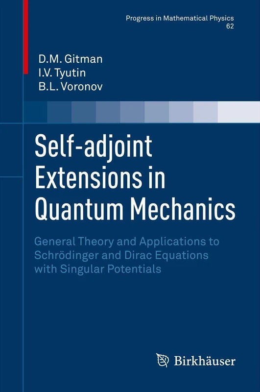 Self-adjoint Extensions in Quantum Mechanics: General Theory and Applications to Schrödinger and Dirac Equations with Singular Potentials: 62 (Progress in Mathematical Physics, 62)