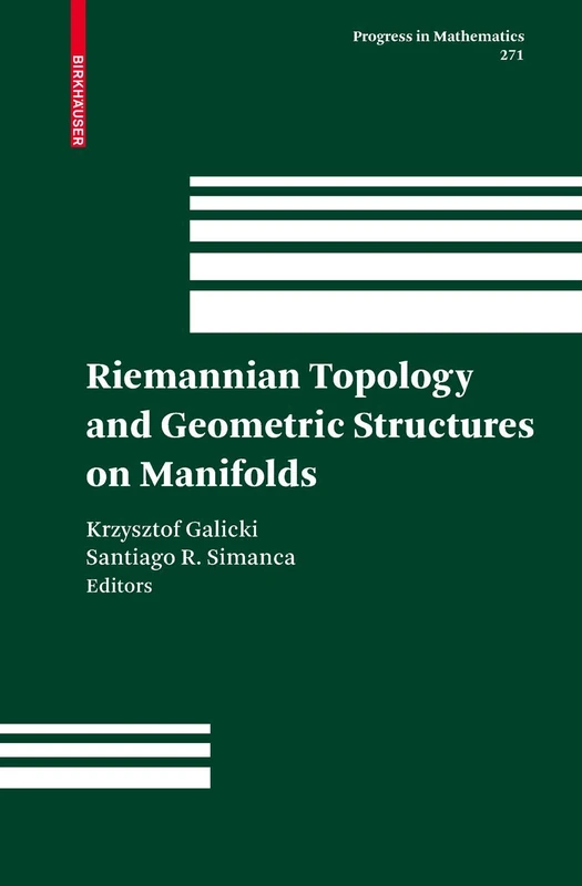 Birkhauser Riemannian Topology and Geometric Structures on Manifolds