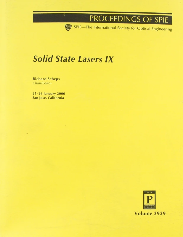 Solid State Lasers IX: 3929 - Image 1