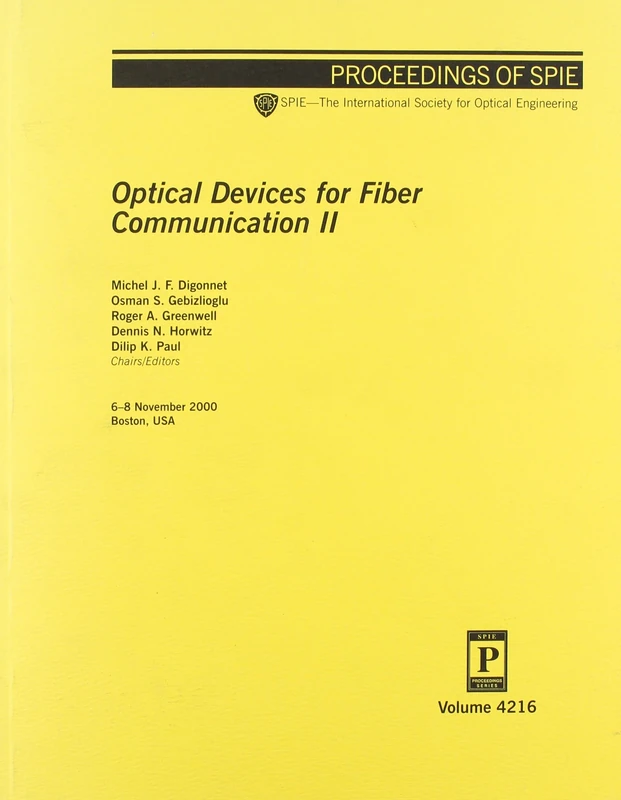 Optical Devices for Fiber Communication 11 (Spie Proceedings Series) - Image 1