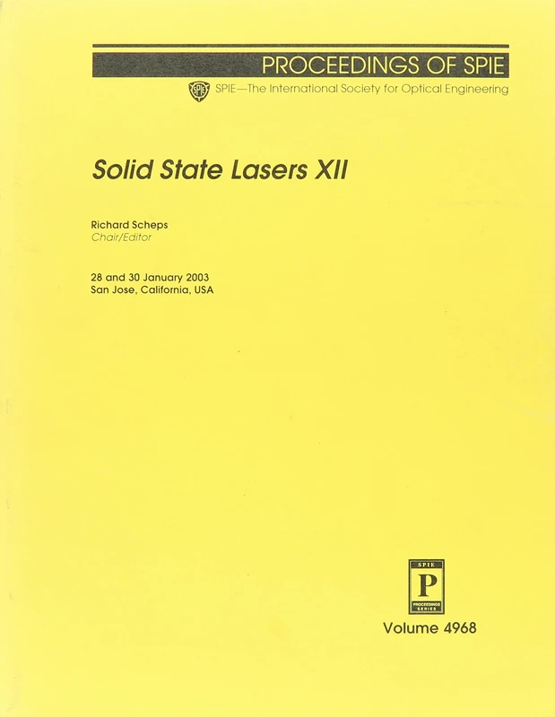 Solid State Lasers: XII (Proceedings of SPIE)