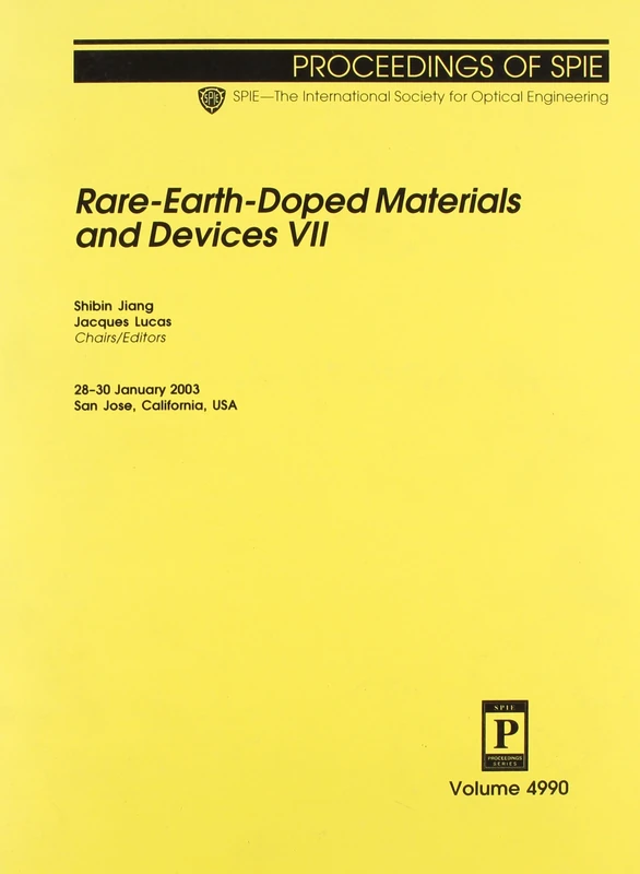 Rare-earth-doped Materials and Devices: VII (Proceedings of SPIE)