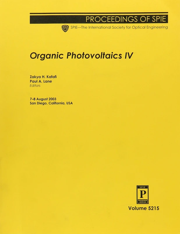 Organic Photovoltaics: IV (Proceedings of SPIE): 5215