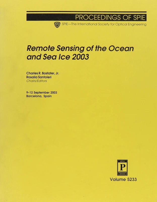 Remote Sensing of the Ocean and Sea Ice 2003: 5233 (Proceedings of SPIE)