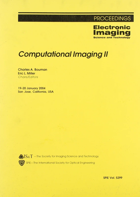 Computational Imaging: II (Proceedings of SPIE)