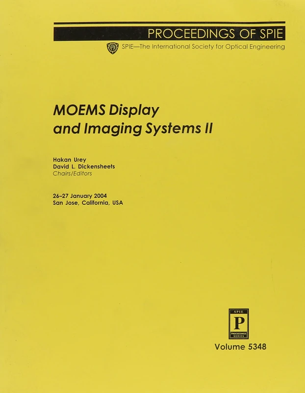 MOEMS Display and Imaging Systems II (Proceedings of SPIE) - Image 1