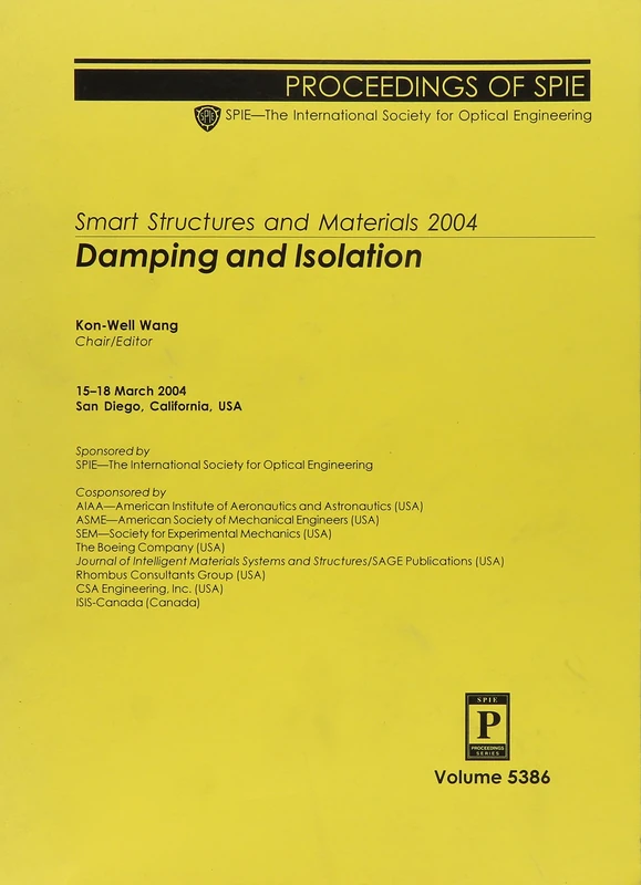 Smart Structures and Materials 2004: Damping and Isolation (Proceedings of SPIE) - Image 1