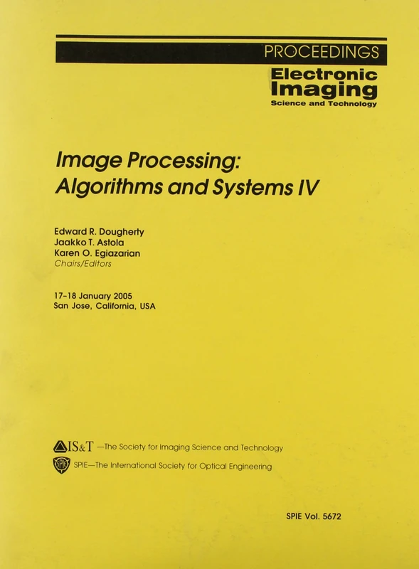 Image Processing: Algorithms and Systems IV (Proceedings of SPIE)