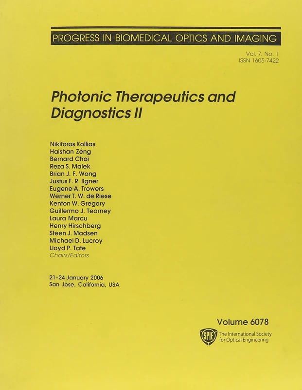 Photonic Therapeutics and Diagnostics II (Proceedings of SPIE)