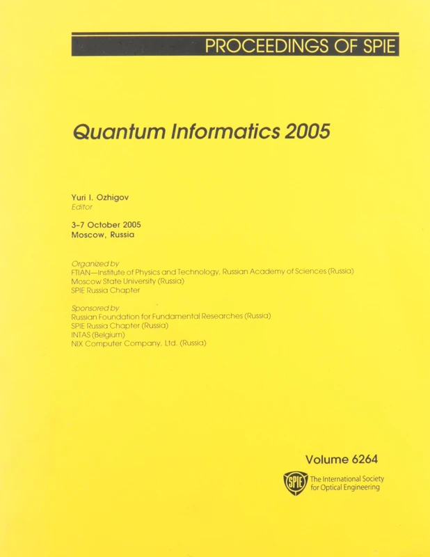 Quantum Informatics 2005 (Proceedings of SPIE) - Image 1