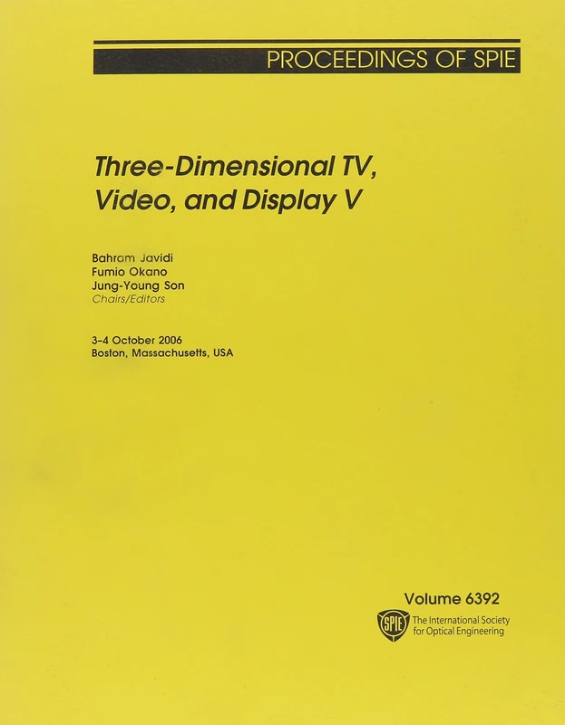 Three-dimensional TV, Video, and Display V (Proceedings of SPIE)