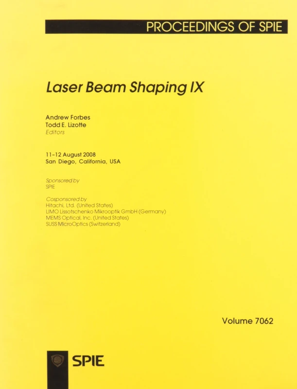 Laser Beam Shaping IX (Proceedings of SPIE)