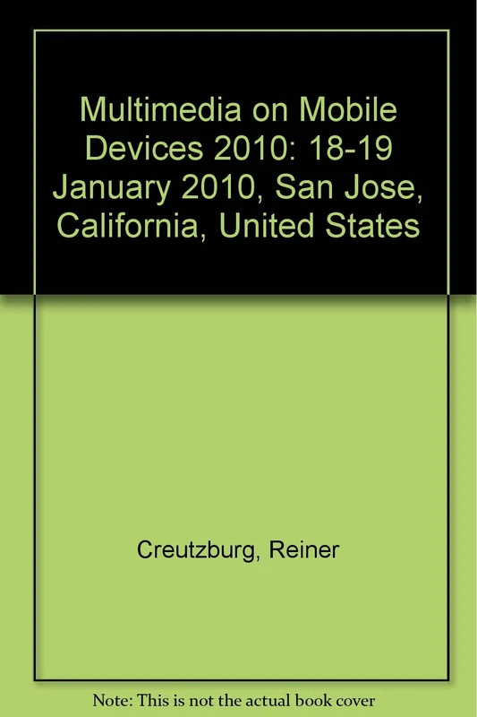 Multimedia on Mobile Devices 2010