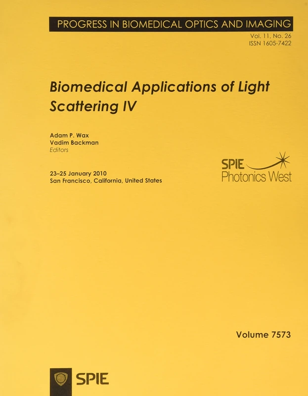 Biomedical Applications of Light Scattering IV