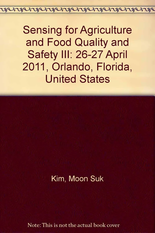 Sensing for Agriculture and Food Quality and Safety III